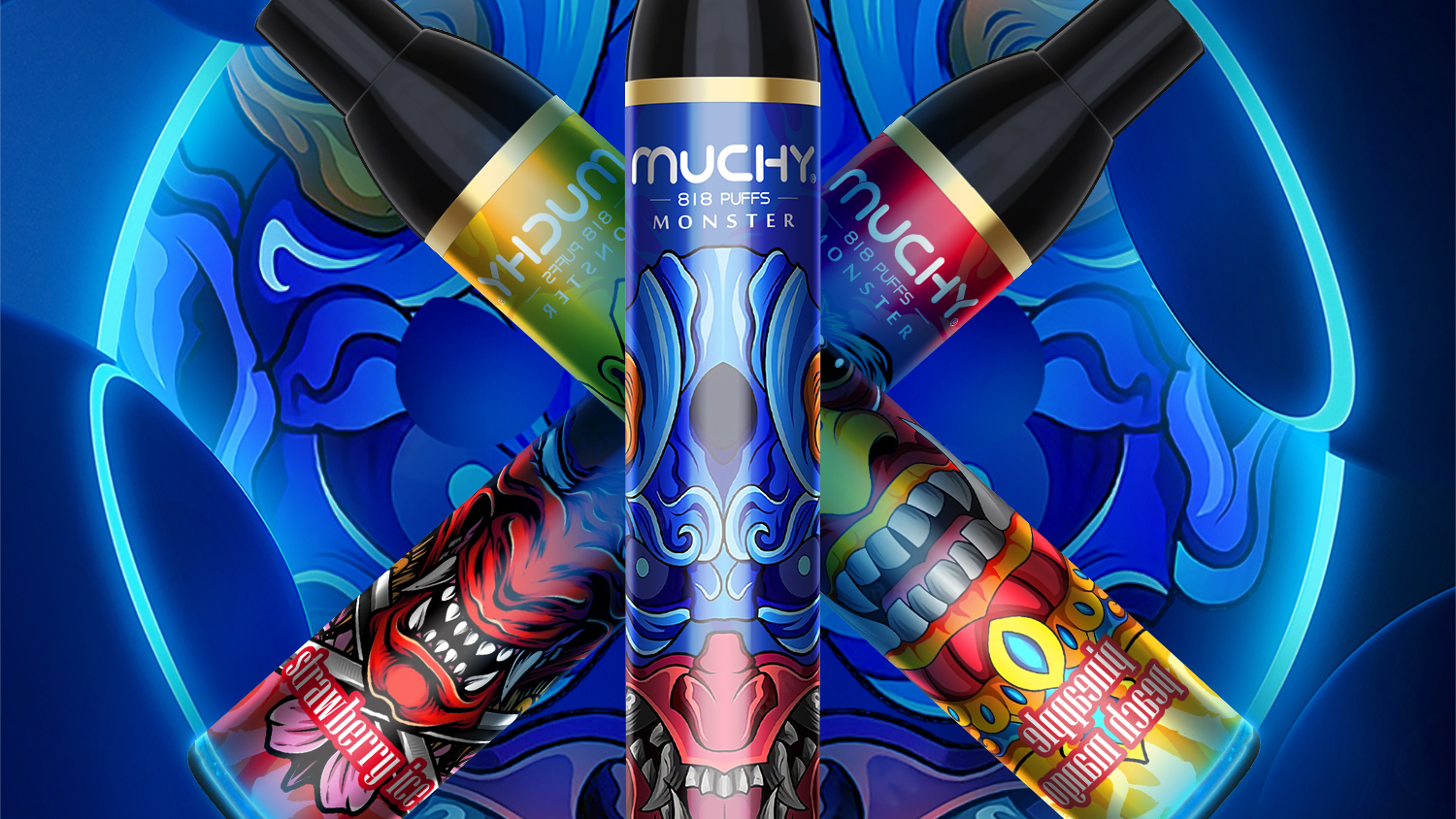 MUCHY-怪兽电子雾化器包装设计